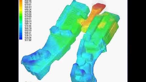 casting simulation pouring