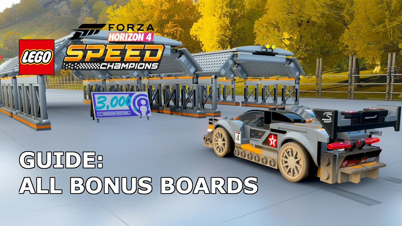 sol orkester unlock All Bonus Boards Guide - Forza Horizon 4: LEGO Speed Champions DLC - YouTube