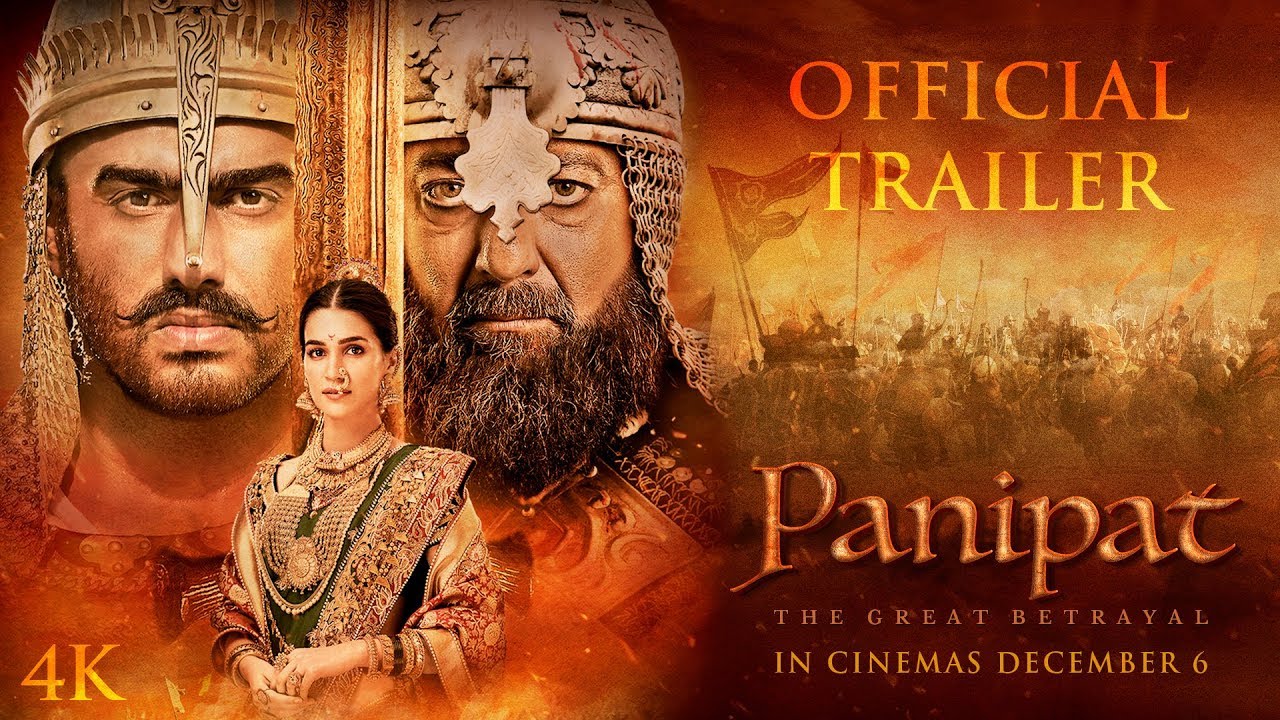 Panipat Official Trailer  Sanjay Dutt Arjun Kapoor Kriti Sanon  Ashutosh Gowariker  Dec 6