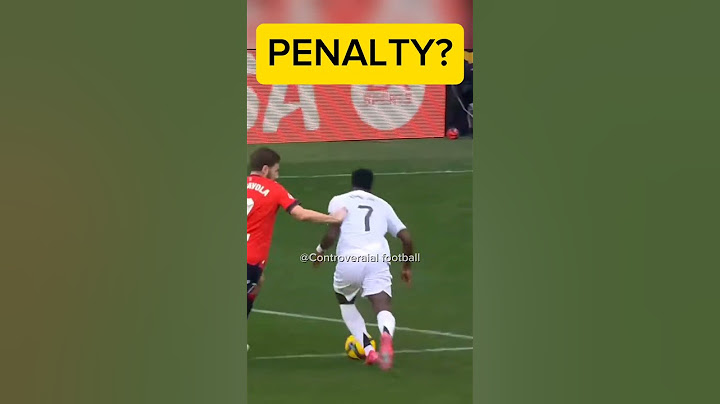 Real madrid vs Osasuna | Vinicius penalty incident | Penalty or not?