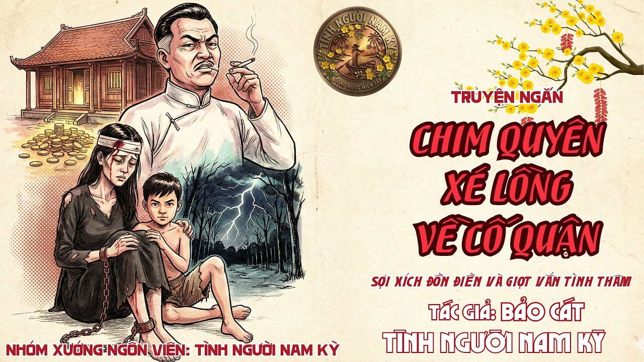 Truyện Nam Kỳ Xưa | CHIM QUYÊN XÉ LỒNG VỀ CỐ QUẬN | Nghe Chuyện Xưa Cho Dễ Ngủ