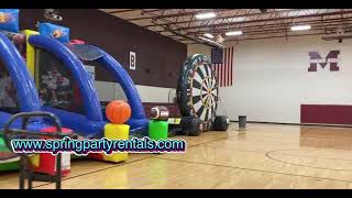 Human foosball and sport inflatable big games!