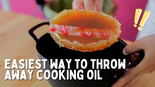 How to use Katameru Tempuru (Cooking Oil Solidifier)