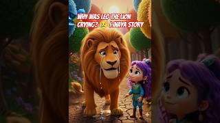 Why Was Leo the Lion Crying? 😢 | Inaya Story #Inaya #LeoLion #EmotionalShorts #KidsStory #Shorts