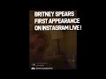 Britney Spears goes live with Sam for the first time on Instagram