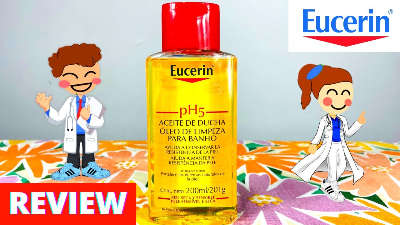 Inspiración eficientemente vencimiento EUCERIN pH5 ACEITE de DUCHA💛❤️CÓMO SE  USA☝🏼INGREDIENTES🎉REVIEW✨OLEOGEL🍒RESEÑA🏆DERMALOVERS😍SKINCARE - YouTube