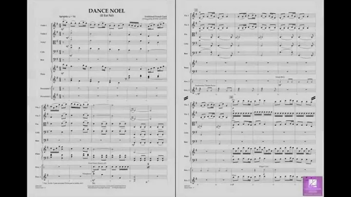 Dance Noel (Il Est N) arranged by John Leavitt