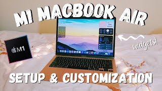 FIRST 7 THINGS TO DO ON NEW M1 MACBOOK AIR | Setup + Customization on MacOS Big Sur 🌊