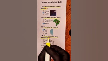 General Knowledge Quiz - can you get 7/7? #quiz #quiztime #trivia #generalknowledge