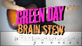 GREEN DAY - BRAIN STEW | Guitar Cover Tutorial (FREE TAB)