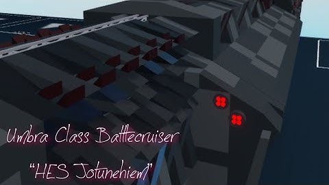 Umbra Class Battlecruiser “HES Jotunheim” Showcase | ROBLOX Plane Crazy