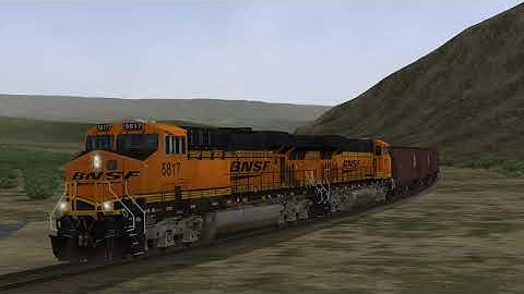 Open Rails: BNSF 5817 on the Scenic Sub