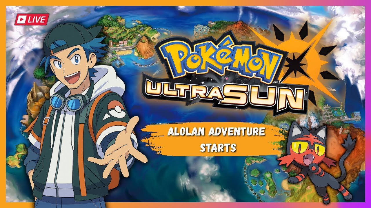 My First Time in Alola! 🌴 Pokémon Ultra Sun Live Playthrough. EP