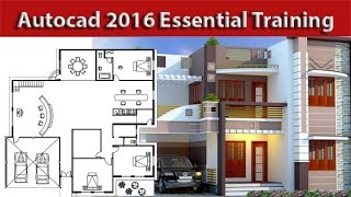 Move and Copy Command Autocad 2016 Essential Training Tutorial 10
