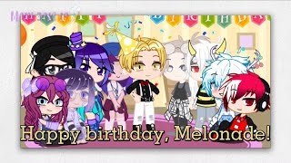 Way Back Home Meme (Birthday Gift for Melonade)
Happy Birthday, our @MelonadeGacha 🍋 🎉
Keep up with your amazing work and have a great birthday✨
Apps Used:
Gacha Club
CapCut
Alight Motion
Cute CUT
People in this video are the Elysian Squad, @cherrypiecherry and @redomiifa8225
(I wouldve added his other friends but I didnt have their OC codes and other reasons-)
(Most of these photos are from other Gachatubers videos, while for some I made them) Way Back Home Meme (Birthday Gift for Melonade)
