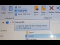 how to get the path of a file in windows 10 !! how to get the full path of a file in laptop