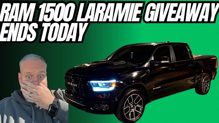RAM 1500 Laramie Giveaway Ends Today! 