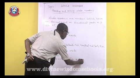MATHEMATICS JSS1 WHOLE NUMBER
