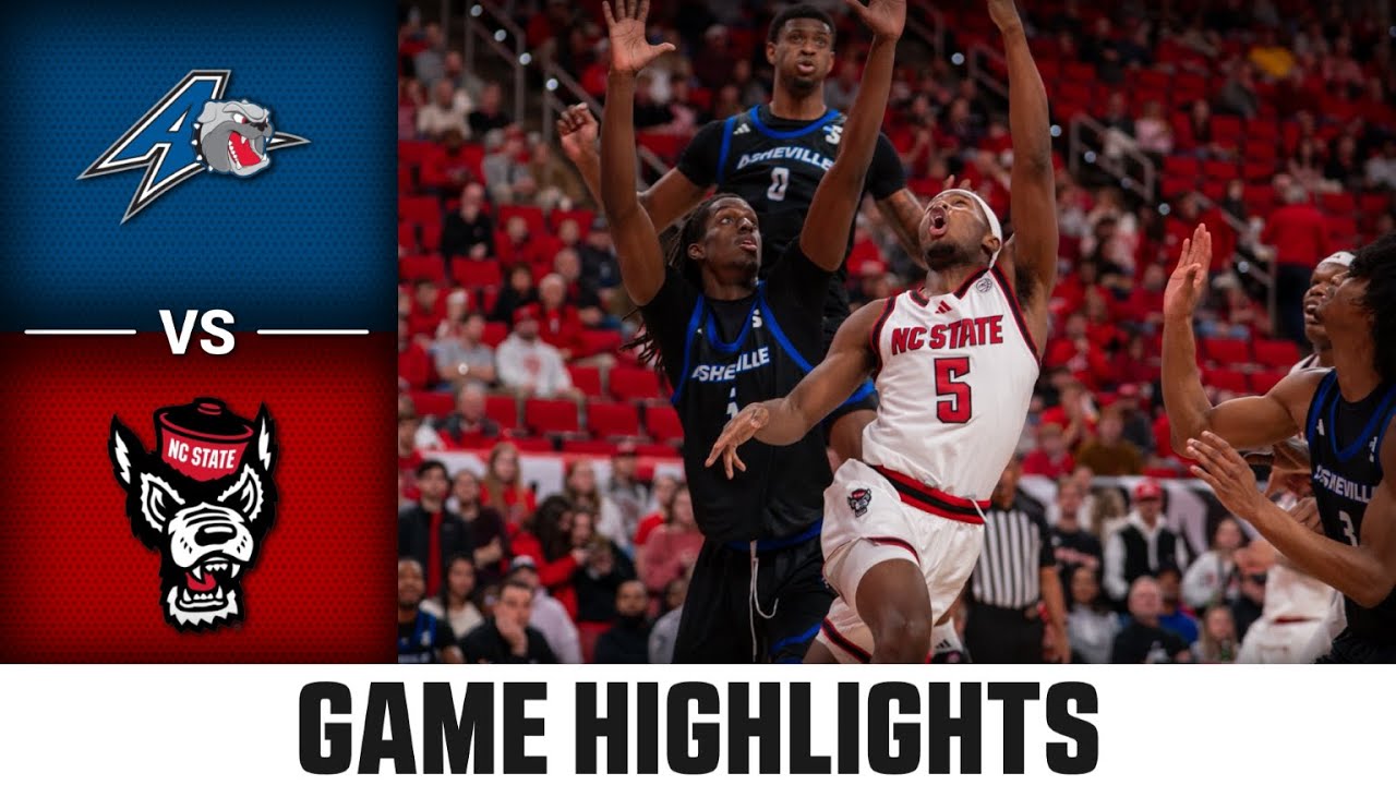 UNC Asheville vs. NC State Game Highlights | 2025-26 ACC Men’s Basketball