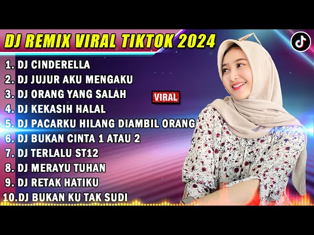 DJ TIKTOK TERBARU 2024 - DJ CINDERELLA | CINDERELLA PUN TIBA DENGAN KERETA KENCANA REMIX class=