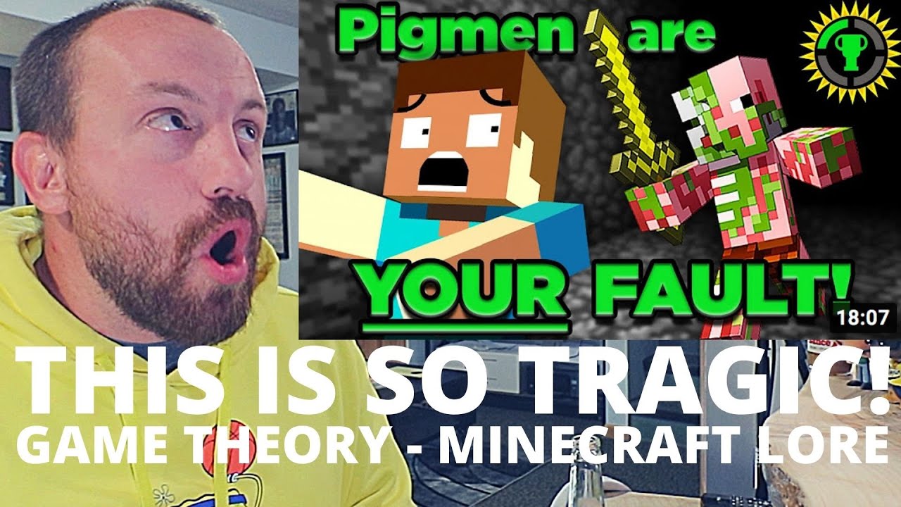 WATCHING Game Theory: The Tragic Story of Minecraft's Zombie Pigmen for the FIRST TIME!