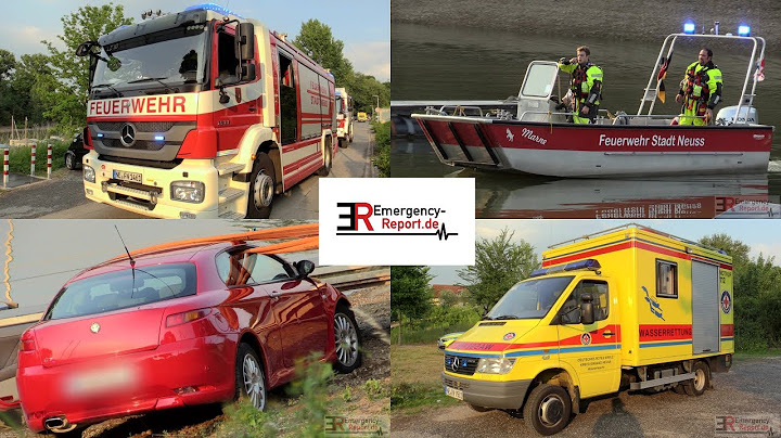 [UNGEWÖHNLICHER UNFALL IN NEUSS] - Auto drohte mit Kindern ins Wasser zu rollen -