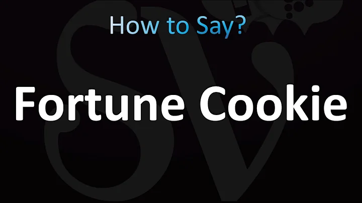 How to Pronounce Fortune Cookie (correctly!)