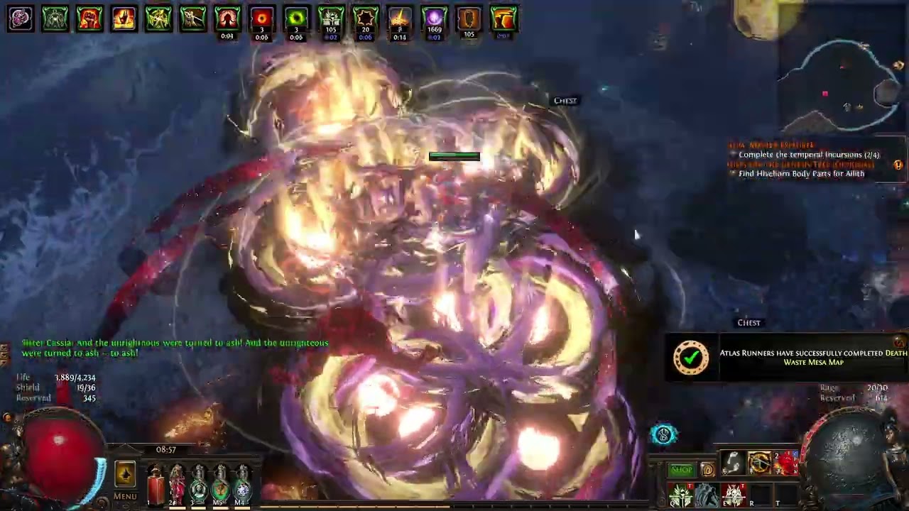 Path of Exile 3.27 Perma Banner Perma Vaal Earthquake Autobomber Champion - 25 Div Budget