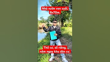 Bán 550m2 nhà vườn ven suối, giá 3,2tr/m2. GIÁ NGỢP. (Xung quanh bán 8-10tr/m2).