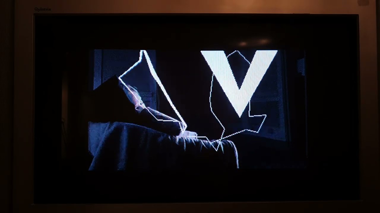 Amiga Demo EON on huge CRT and Real Hardware.