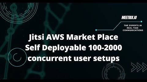AWS Marketplace Jitsi Products by Meetrix.io