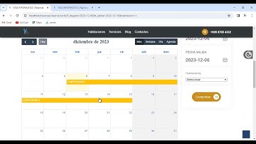 Sistema de Gestion Hotelera PHP8 y MySql (Nueva consulta de disponibilidad)