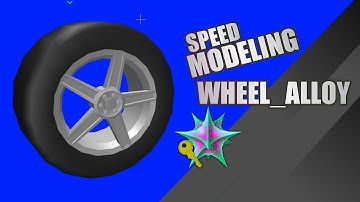 MAKE A WHEEL ALLOY FOR SMALL CAR 01 WITH SPACEDRAW ANDROID - TIMELAPSE