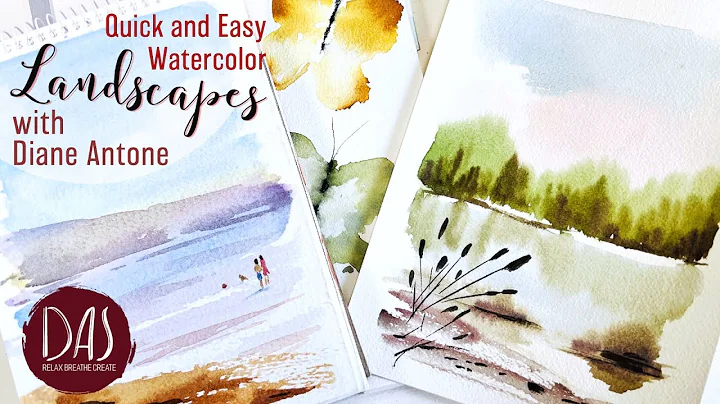 How to Paint 15 minute Landscapes in Watercolor wi...