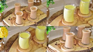 شاي كرك بالطريقه الاصليه و حليب بالزنجبيل. مشروبات شتويه Karak tea and milk with ginger flavor