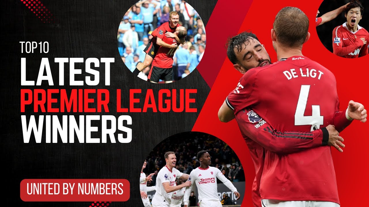 Latest Winner Top 10: United's LATEST Premier League winners - YouTube