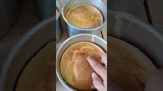 وداعا لمشاكل كيك الاسفنجي درس مجاني للكيك اسفنجي ارتفاع عالي ٤ قوالب قياس ١٨ بخلطه وحده 