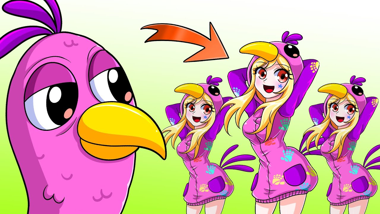 Animation] Opila Bird But Transformed Girl💗/ Zero Two Dodging Dance Meme/Garten  Of Banban Animation 