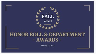 8th Grade Fall 2020 Honor's Night   SD 480p