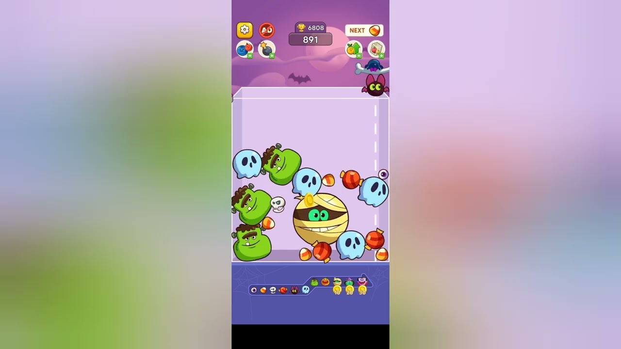 Merge fruits record level up and so funny theme in use more theme interesting 
