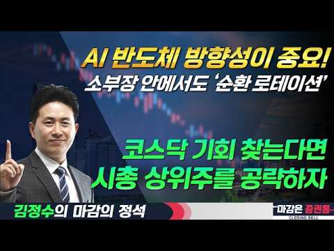 삼전닉스가 ‘방향키’ 쥔다/P·Q 갖춘 1등주 포트에 담자 #AI반도체 #삼성전자 #SK하이닉스 #바이오 #<strong>코스닥</strong> #코스피 #배터리 #자동차 #김정수
