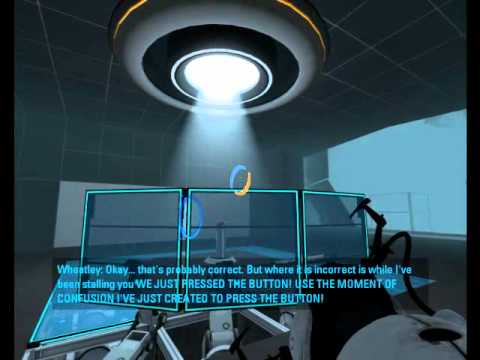 I own Portal 2!!! episode 14: The Transfer (Boss Battle 1)