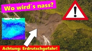 Dauer- und Starkregen: Die Gefahr von Erdrutschen nimmt deutlich zu! Wo wird's besonders nass?