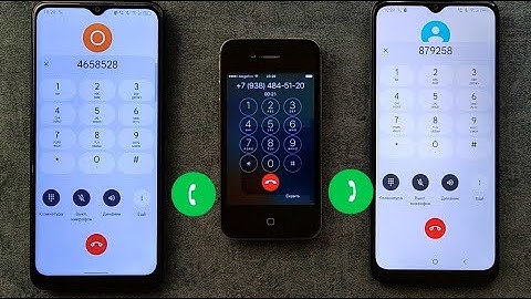 Incoming call to TCL 30se vs iPhone vs TCL 20b. Android vs iOS
