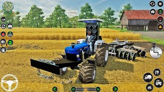 Real Farming Tractor Simulator - Wheat Plowing and Harvesting Field 3 - Android GamePlay screenshot 5