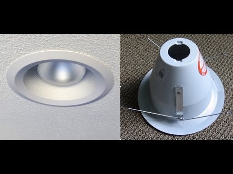 Can Light Baffle Removal Installation