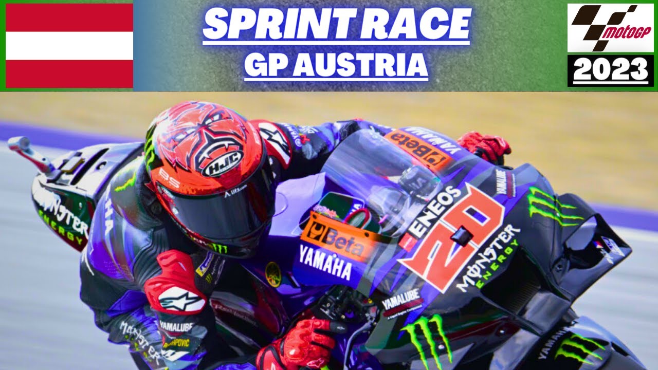 GP da Áustria – Mundial de Motovelocidade 2023 – Classificação e Corrida  Sprint da MotoGP – Portal Sportszone