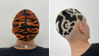 Hair Dye Styles For Short Hair | Animal Prints 🐅🦓🐄 | Cut By Wesley Fernandes