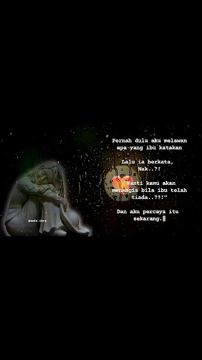 Rindu ibu.. :( #storywa #storywakeren #quotes #rinduibu