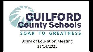 GCS Board of Education Meeting 12/14/2021